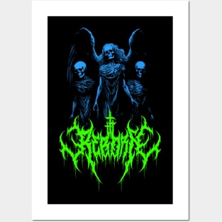 Reborn Ascendance death metal design Posters and Art